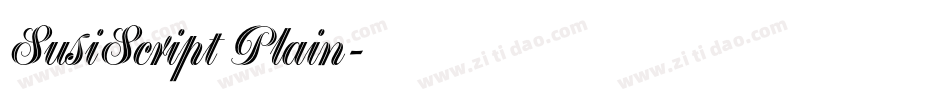 SusiScript Plain字体转换